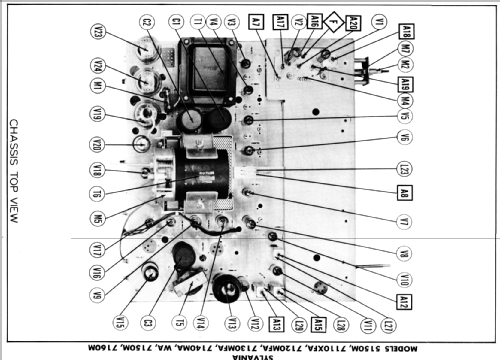 7160B Ch= 1-357; Sylvania Hygrade, (ID = 1849373) TV Radio