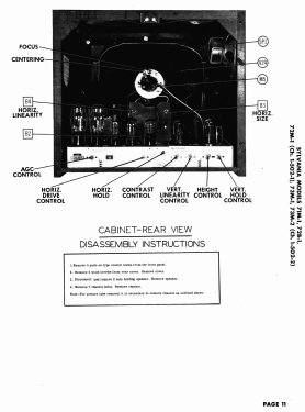 71M-1 Ch= 1-502-1; Sylvania Hygrade, (ID = 3037380) Television