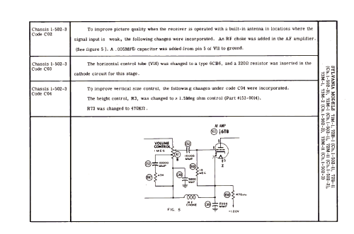 71M-1 Ch= 1-502-1; Sylvania Hygrade, (ID = 3079318) Television