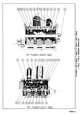 72B-11 Ch= 1-502-3; Sylvania Hygrade, (ID = 3079361) Television