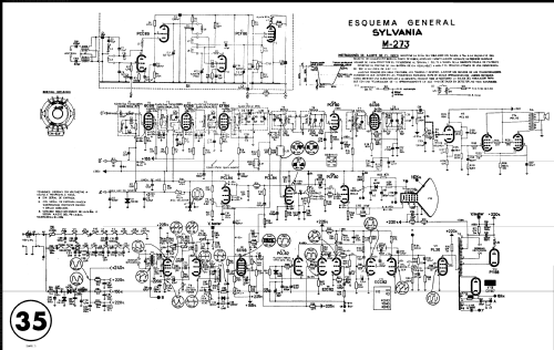 M-273; Sylvania (ID = 2450788) Television