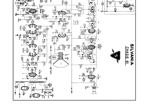 Silvania Ch= 61; Sylvania (ID = 2500327) Television