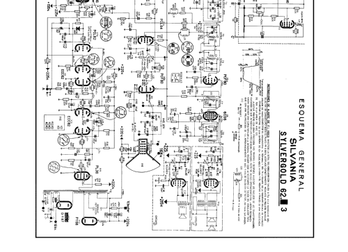 Sylvergold 62-3; Sylvania (ID = 2500334) Television