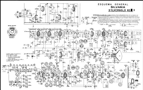 Sylvergold 62-3; Sylvania (ID = 2500335) Television