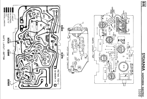 1102 Ch= 1-607-4; Sylvania Electric (ID = 2302055) Radio