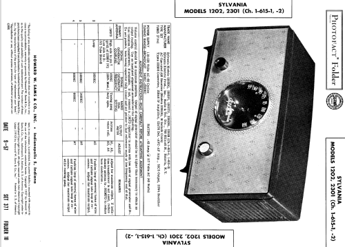 1202DG Ch= 1-615-1; Sylvania Hygrade, (ID = 542590) Radio