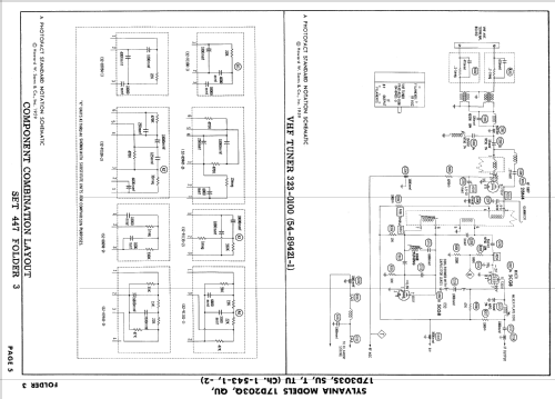 17D203Q Ch= 1-543-1; Sylvania Hygrade, (ID = 894541) Television