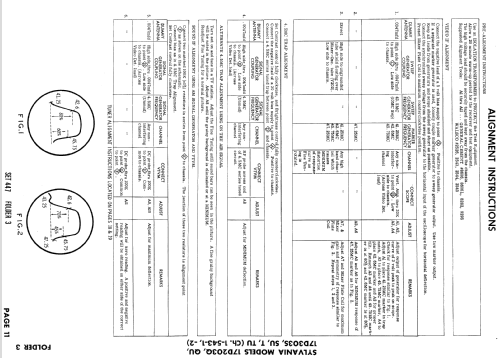 17D203Q Ch= 1-543-1; Sylvania Hygrade, (ID = 894548) Television