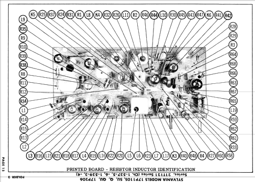 17P110QU Ch= 1-537-5; Sylvania Hygrade, (ID = 870596) Television