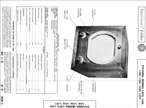 1-113 ; Sylvania Hygrade, (ID = 1594150) Television