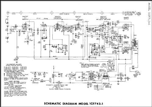 1CF743-1 Ford 1A-18805; Sylvania Hygrade, (ID = 238782) Car Radio