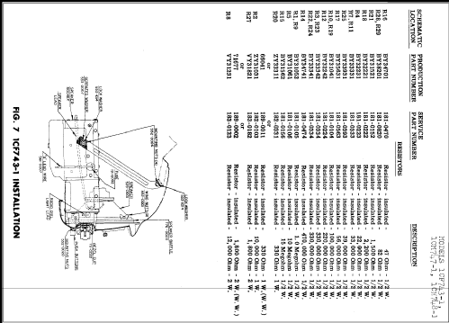 1CF743-1 Ford 1A-18805; Sylvania Hygrade, (ID = 238787) Autoradio