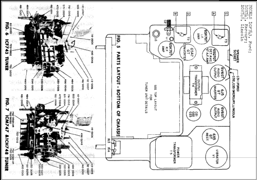 1CF743 Ford #1A-18805-B; Sylvania Hygrade, (ID = 238743) Car Radio