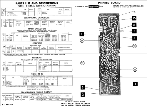 2109WH Ch= 1-630-2; Sylvania Hygrade, (ID = 543963) Radio