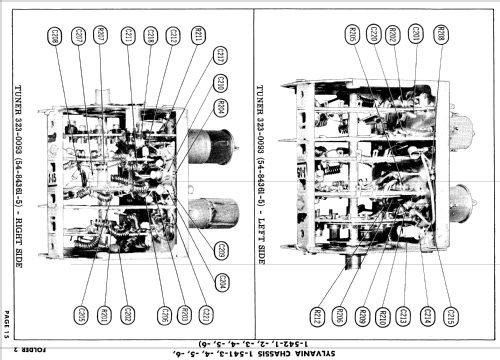 21C414 Series Ch= 1-542-1; Sylvania Hygrade, (ID = 927980) Television