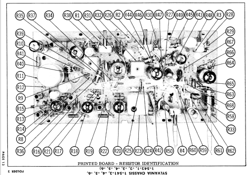 21C519 Series Ch= 1-542-1; Sylvania Hygrade, (ID = 928018) Television