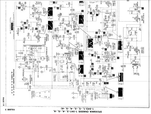 21C616 Series Ch= 1-542-6; Sylvania Hygrade, (ID = 928204) Television