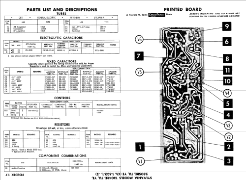 2305TU Ch= 1-632-2; Sylvania Hygrade, (ID = 542694) Radio