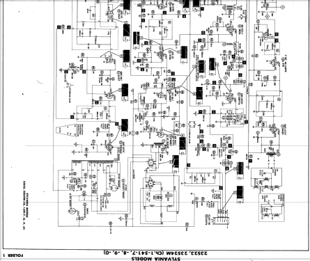 23S23 Ch= 1-541-0; Sylvania Hygrade, (ID = 552344) Television