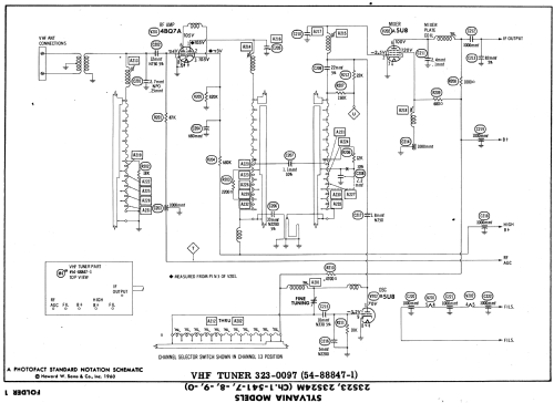 23S23 Ch= 1-541-0; Sylvania Hygrade, (ID = 552346) Television