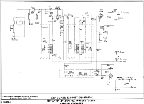 23S23 Ch= 1-541-0; Sylvania Hygrade, (ID = 552349) Television