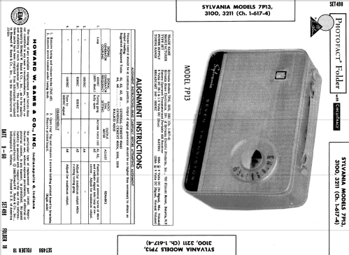 3100 Ch= 1-617-4; Sylvania Hygrade, (ID = 583745) Radio