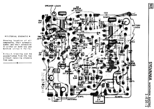 3102 Ch= 1-616-1; Sylvania Electric (ID = 2758903) Radio