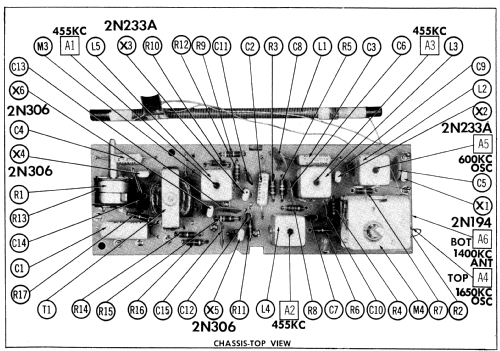 T6 Six Transistor 3203GR ; Sylvania Hygrade, (ID = 784033) Radio