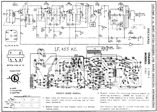 3305 Ch= 1-620-1; Sylvania Hygrade, (ID = 139852) Radio