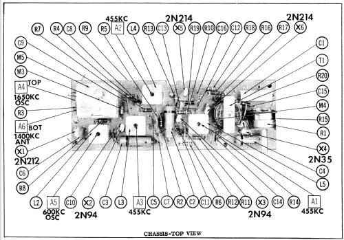 T6 Super-6-Transistor 3305BL ; Sylvania Hygrade, (ID = 798203) Radio