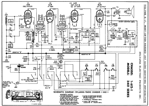 3401BG Ch= 1-612-1; Sylvania Hygrade, (ID = 134422) Radio