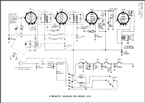 430L Ch= 1-254; Sylvania Hygrade, (ID = 237316) Radio