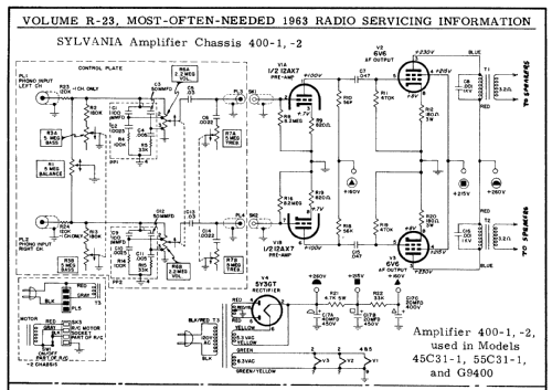 45C31-1 Ch= 400 ; Sylvania Hygrade, (ID = 175458) R-Player