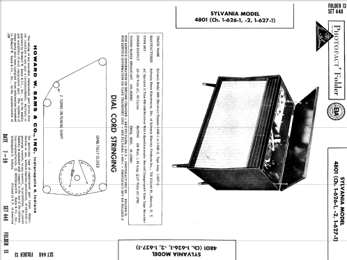 4801 Ch= 1-626-1, -2; Sylvania Hygrade, (ID = 689825) Radio