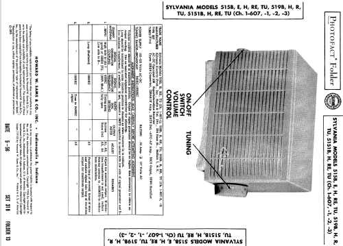 5151B Ch= 1-607-2; Sylvania Hygrade, (ID = 541772) Radio