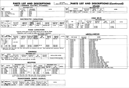 519B Ch= 1-607-3; Sylvania Hygrade, (ID = 542513) Radio