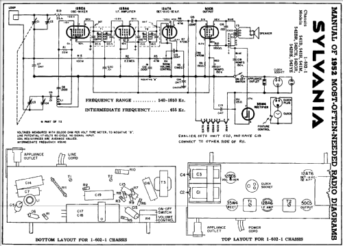 541B Ch= 1-602-1; Sylvania Hygrade, (ID = 156307) Radio