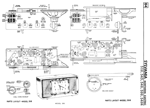 543 Ch= 1-602-2; Sylvania Electric (ID = 2301648) Radio