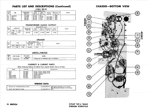 5T17 Ch= 676-1; Sylvania Hygrade, (ID = 742886) Radio