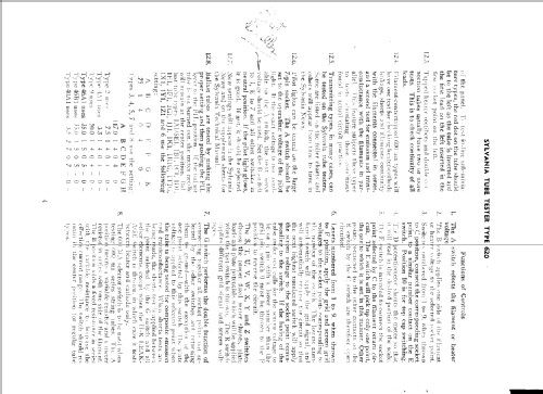 Tube Tester 620; Sylvania Hygrade, (ID = 1276892) Equipment