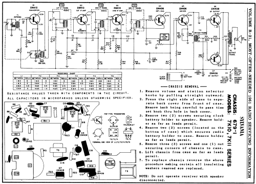 7K11 Ch= 679-1; Sylvania Hygrade, (ID = 147437) Radio