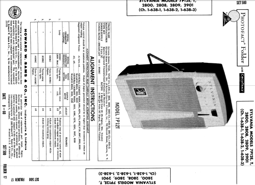 T-7 All Transistor 7P12T ; Sylvania Hygrade, (ID = 578003) Radio