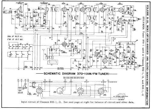 SC515M Ch= 370-1 + 802-1; Sylvania Hygrade, (ID = 193981) Radio