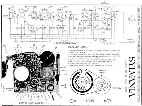 TR50 Ch= 325-1; Sylvania Hygrade, (ID = 201747) Radio