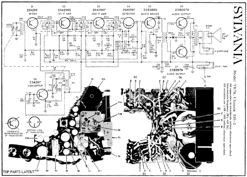 Deluxe Eight TR74 Ch= 328-2 ; Sylvania Hygrade, (ID = 209453) Radio