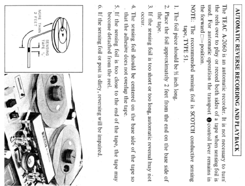 A-2060; TEAC; Tokyo (ID = 1090392) Ton-Bild