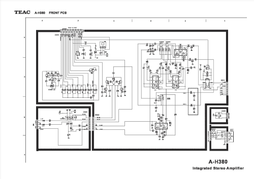 Stereo Integrated Amplifier A-H380; TEAC; Tokyo (ID = 2806803) Verst/Mix