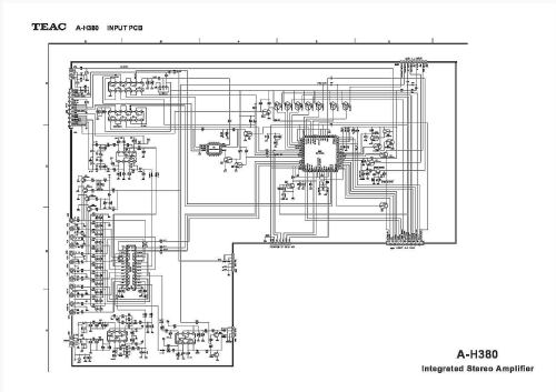 Stereo Integrated Amplifier A-H380; TEAC; Tokyo (ID = 2806804) Ampl/Mixer