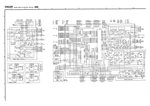Tascam 238 Syncaset R-Player TEAC; Tokyo, build 1990 ?, 15