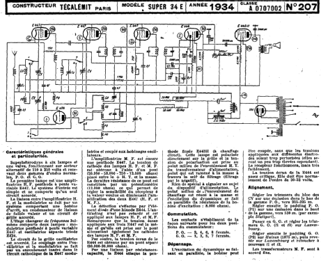 Super 34E; Técalémit Radio; (ID = 222848) Radio